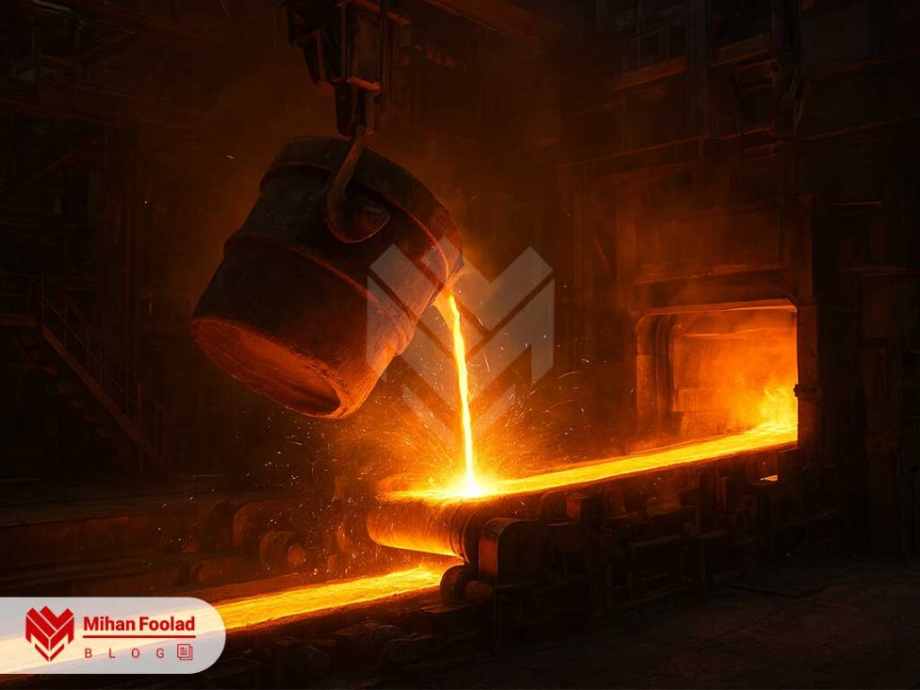 رتبه ایران در تولید فولاد دنیا